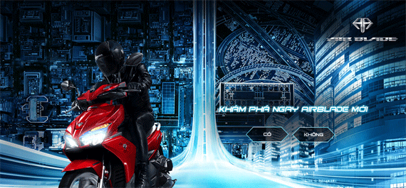 Thiết kế website bán xe máy – Honda.com.vn