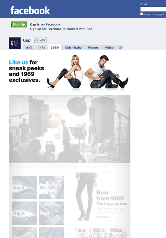 thiết kế website của Gap, thiết kế website sáng tạo thiết kế website của Gap, thiết kế website sáng tạo