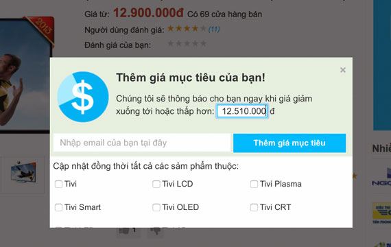 Tính năng khi Thiết kế phần mềm website so sánh giá - Ảnh web so sánh 05