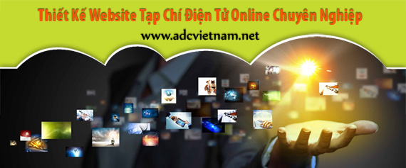 thiết kế website tạp chí điện tử online mang thông tin nhanh chóng đến độc giả