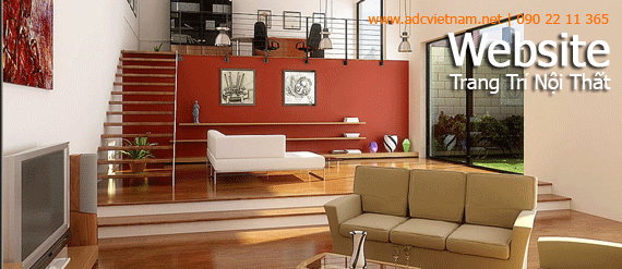 Thiết kế trang website trang trí nội thất gồm các chức chức năng