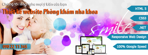 Thiết kế website phòng khám nha khoa chuyên nghiệp nhất