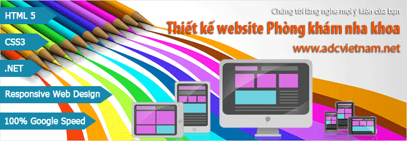 thiết kế website phòng khám nha khoa