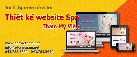 Thiết kế website thẩm mỹ viện làm đẹp Tinh tế và Chuyên nghiệp Thiết kế website thẩm mỹ viện làm đẹp Tinh tế và Chuyên nghiệp
