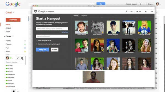 Video chat trong Gmail