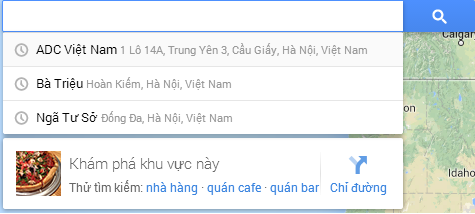 Tính năng hộp tìm kiếm mới hơn thông minh hơn của Google Maps