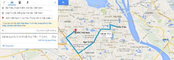 Tính năng chỉ đường với nhiều điểm đến của Google Maps