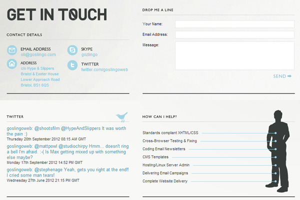 trang liên hệ của goslingo