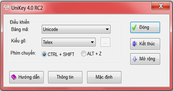 Phần mềm gõ tiếng việt tốt nhất hiện nay