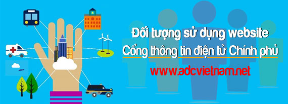 Đối tượng sử dụng website cổng thông tin điện tử Chính phủ