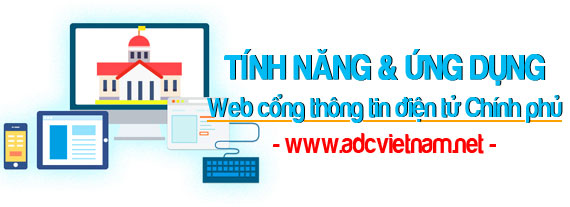 Các tính năng, ứng dụng và dịch vụ nền tảng (Portal Core Portlets) cho website cổng thông tin điện tử Chính phủ