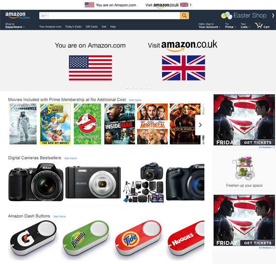 website www.amazon.com bán lẻ sách báo, CD, ứng dụng phần mềm, đồ chơi website www.amazon.com bán lẻ sách báo, CD, ứng dụng phần mềm, đồ chơi