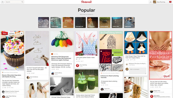 Thiết kế theo phong cách Thẻ, 9 xu hướng thiết kế website năm 2015