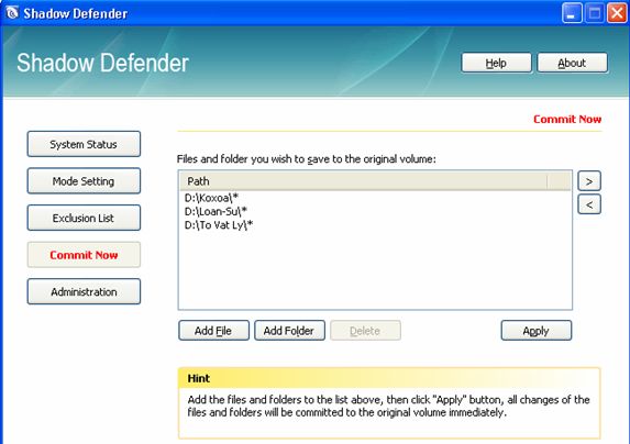 Kích hoạt chương trình bằng icon trên khay hệ thống