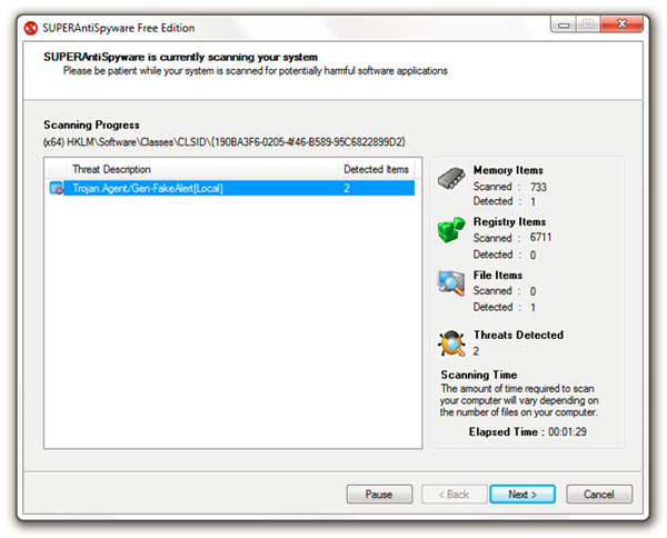 Hướng dẫn xóa bỏ phần mềm giả mạo Win 7 Anti-Spyware 2011 - 03