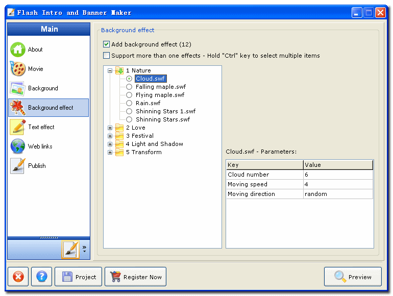 Thiết kế banner FLASH bằng Flash Intro and Banner Maker - 03