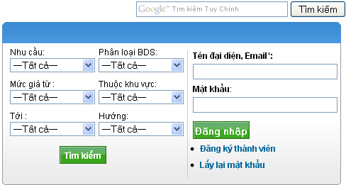 Thiết kế website bất động sản, thiết kế website sàn giao dịch